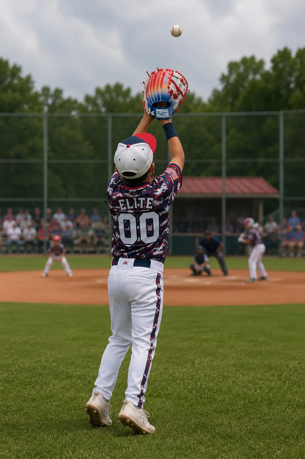 501 Elite youth baseball action